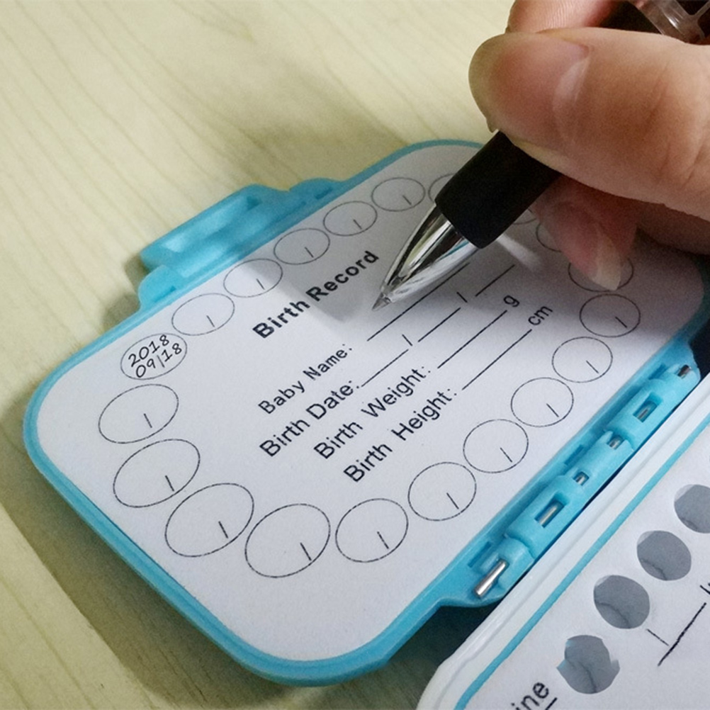 Baby Teeth Keepsake Box Baby Tooth Box Organizer Milk Teeth Storage Umbilical Lanugo Save Collect Baby Souvenirs