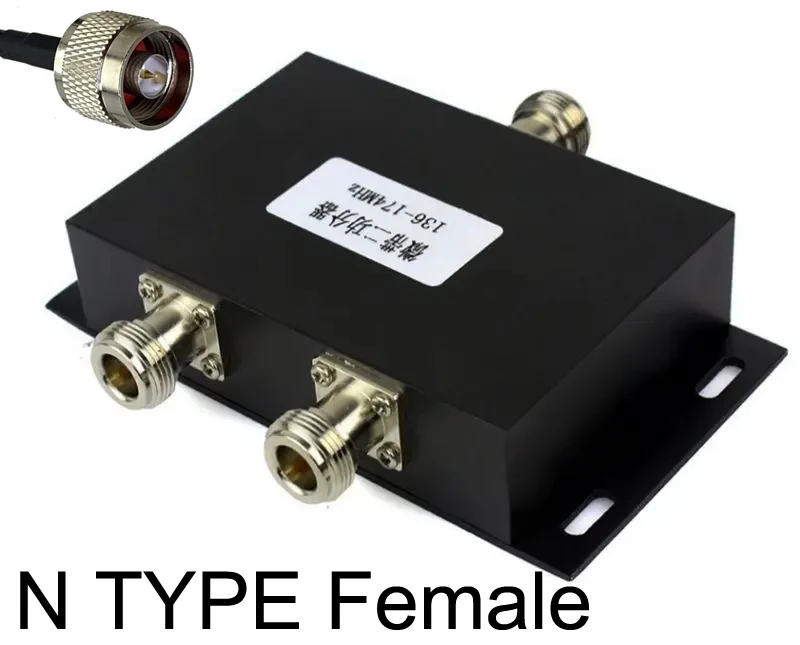 Matsutec MA-Splitter VHF splitter Two way VHF antenna power splitter 136-174MHz Power Divider Splitter for Radio Repeater Power