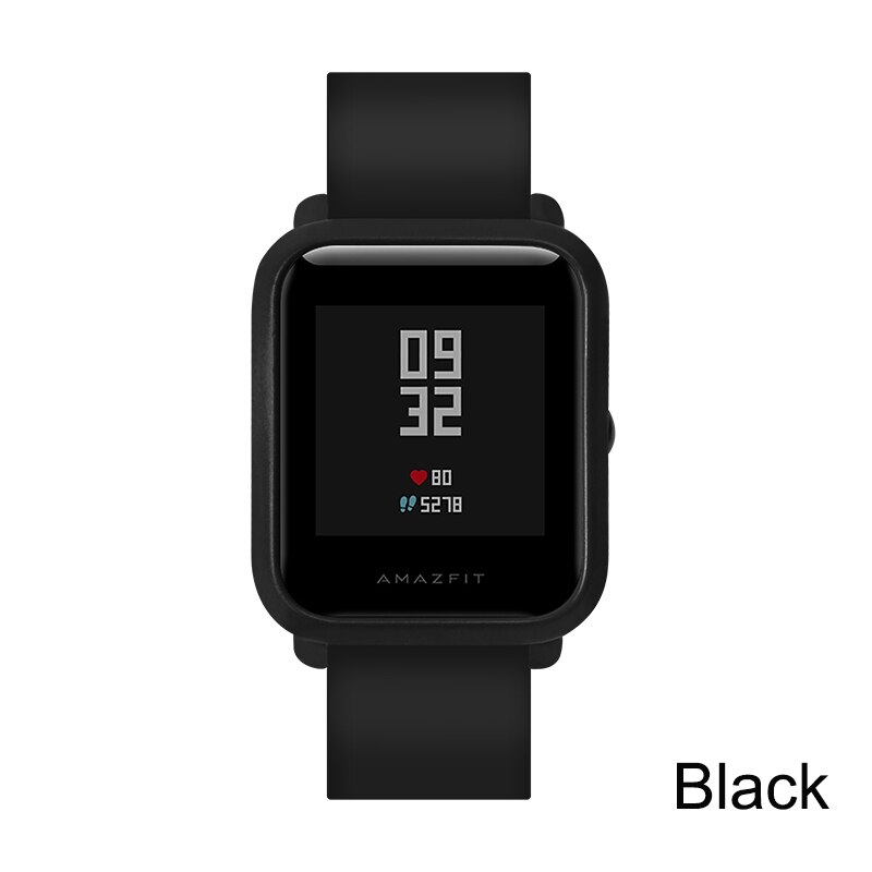 SIKAI fallen für Xiaomi Amazfit Bip bisschen Tempo Lite Jugend Uhr fallen Abdeckung Schutzhülle für Xiaomi Amazfit Clever Uhr fallen: schwarz