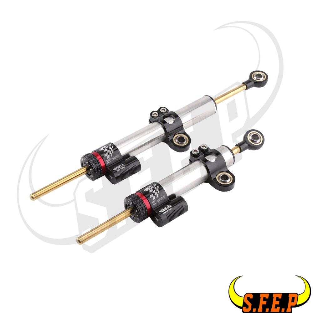 Uniwersalny CNC regulowany amortyzator kierownicy stabilizator wspornik dla Kawasaki Ninja 250 Ninja 300 Z250 Z300 ZX6R ZX10R Z750 GTR1400