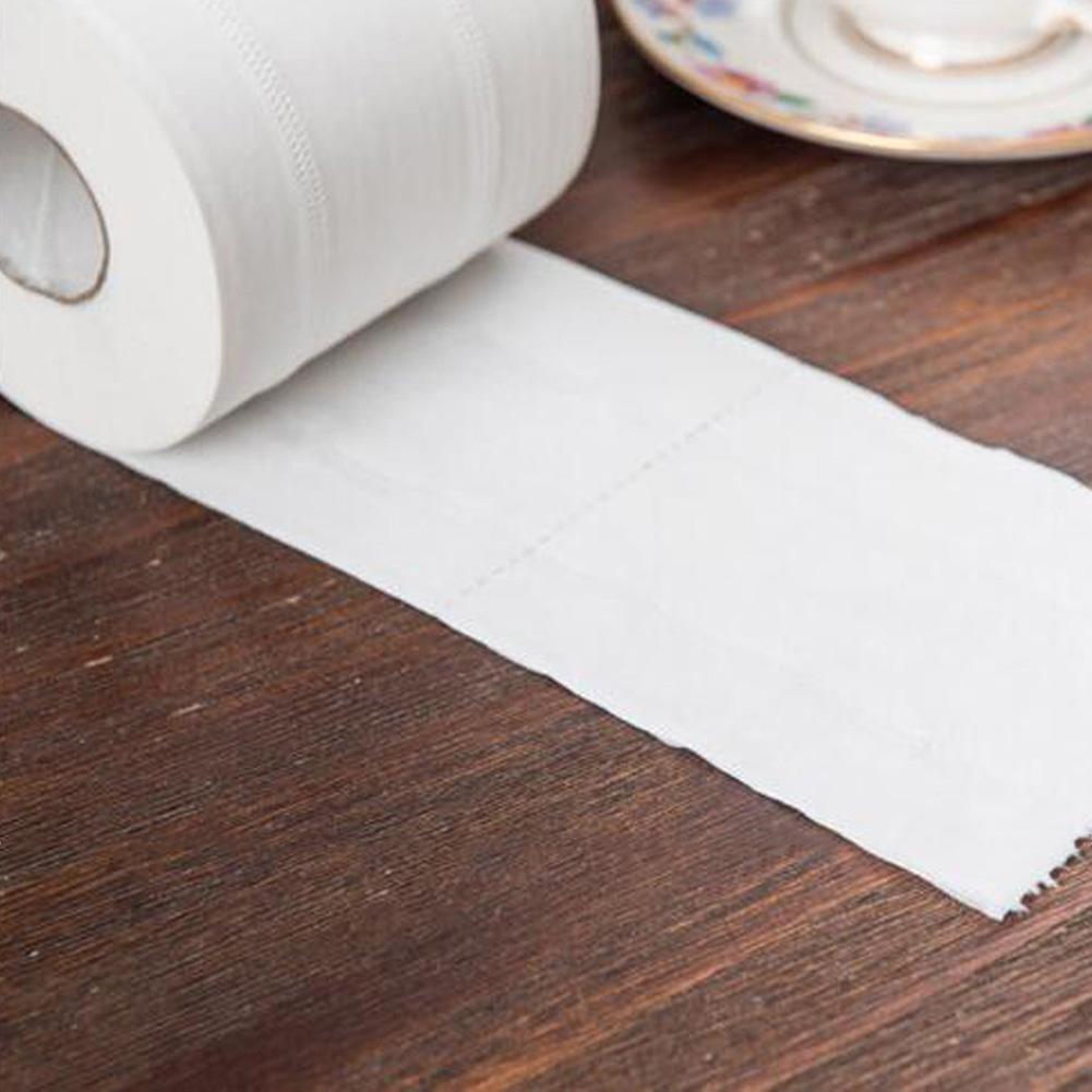10 Rolls Silky Smooth Soft 3-Ply Toilet Paper Home Kitchen Recycled Toilet Tissue Highly Absorbent Hand Tissue For Daily Use