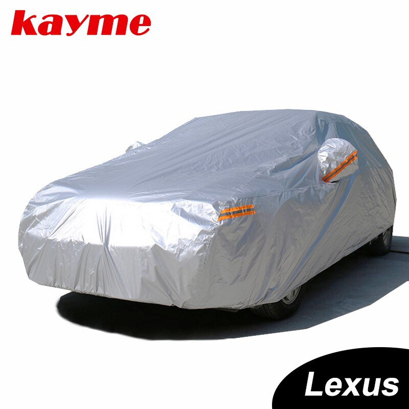 Kayme imperméable à l'eau pleine bâches de voiture soleil poussière protection contre la pluie bâche de voiture auto suv protect