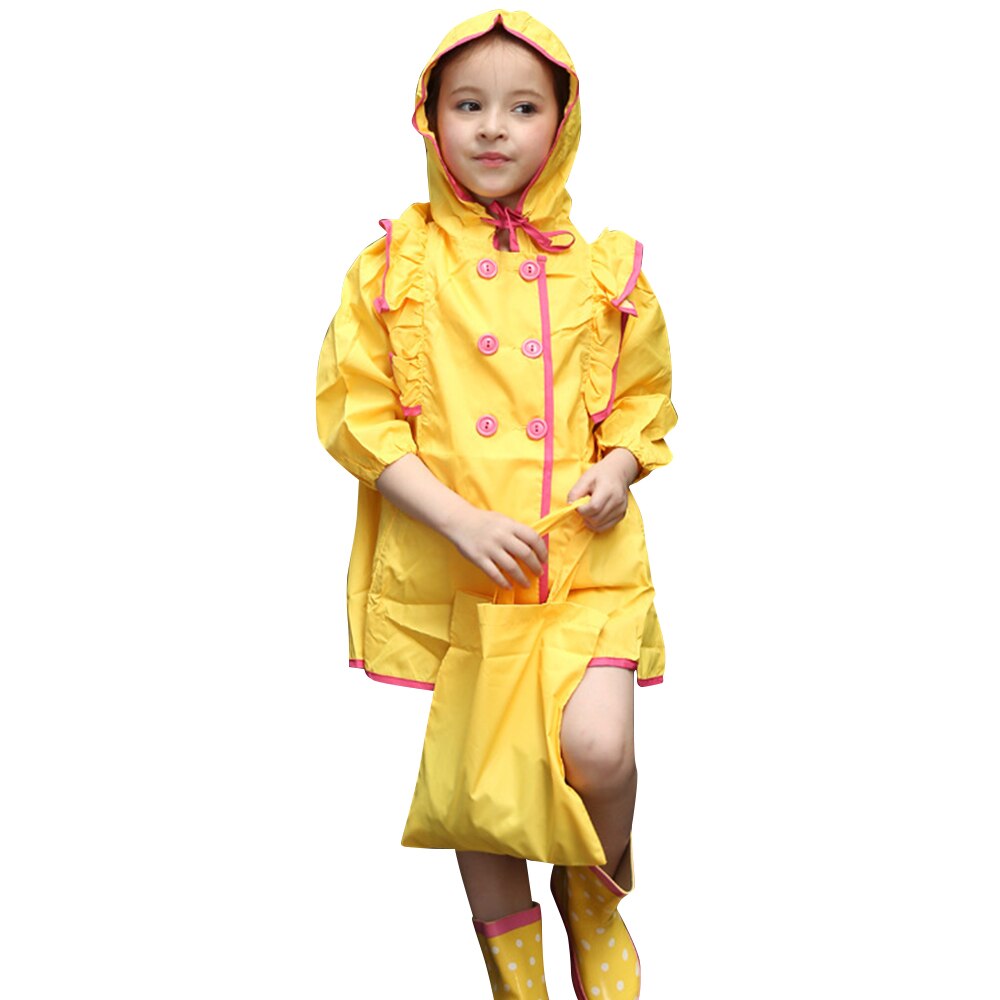 Outdoor Leuke Polyester Baby Kids Regenjas Waterdichte Kinderen Ondoordringbare Poncho Meisjes Regen Jas Kids Regenkleding Regenpak D20
