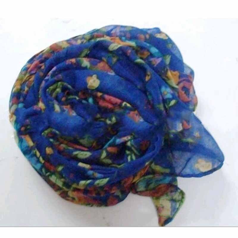 Ladies Floral Flower Scarf Beautiful Women Shawl Stole Wrap Scarves