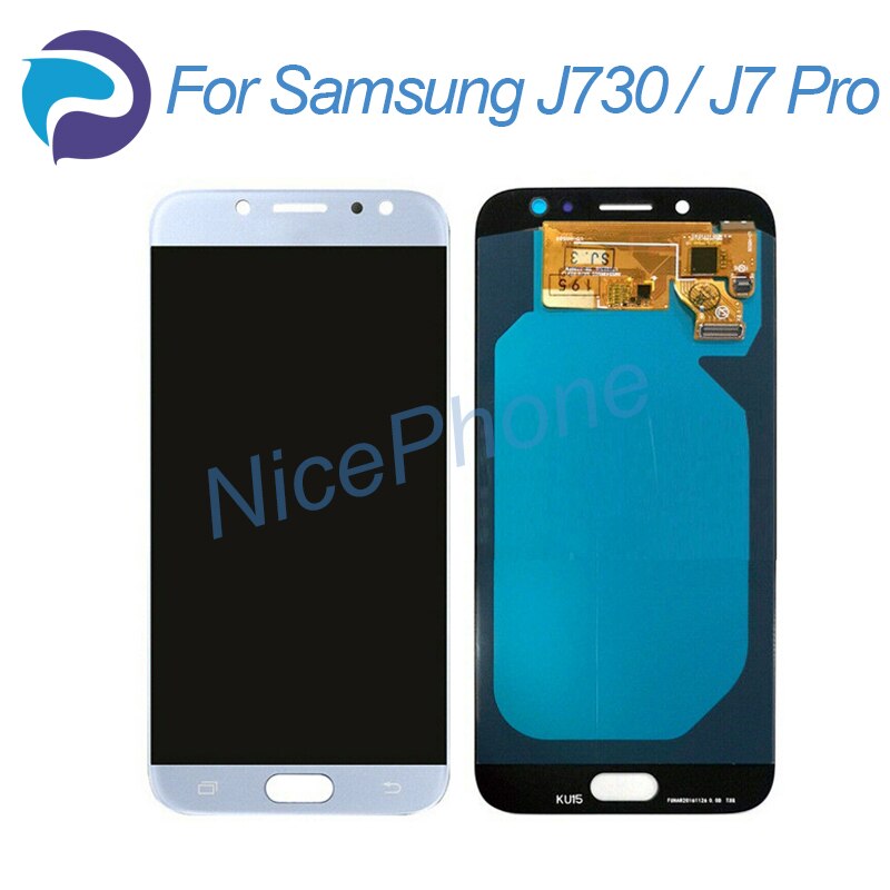 AMOLED J7 Pro lcd screen 1920*1080 touch digitizer display assembly replacement SM-J730F/FM/K/G/GM,S727VL J730 lcd screen: Blue(LCD only)