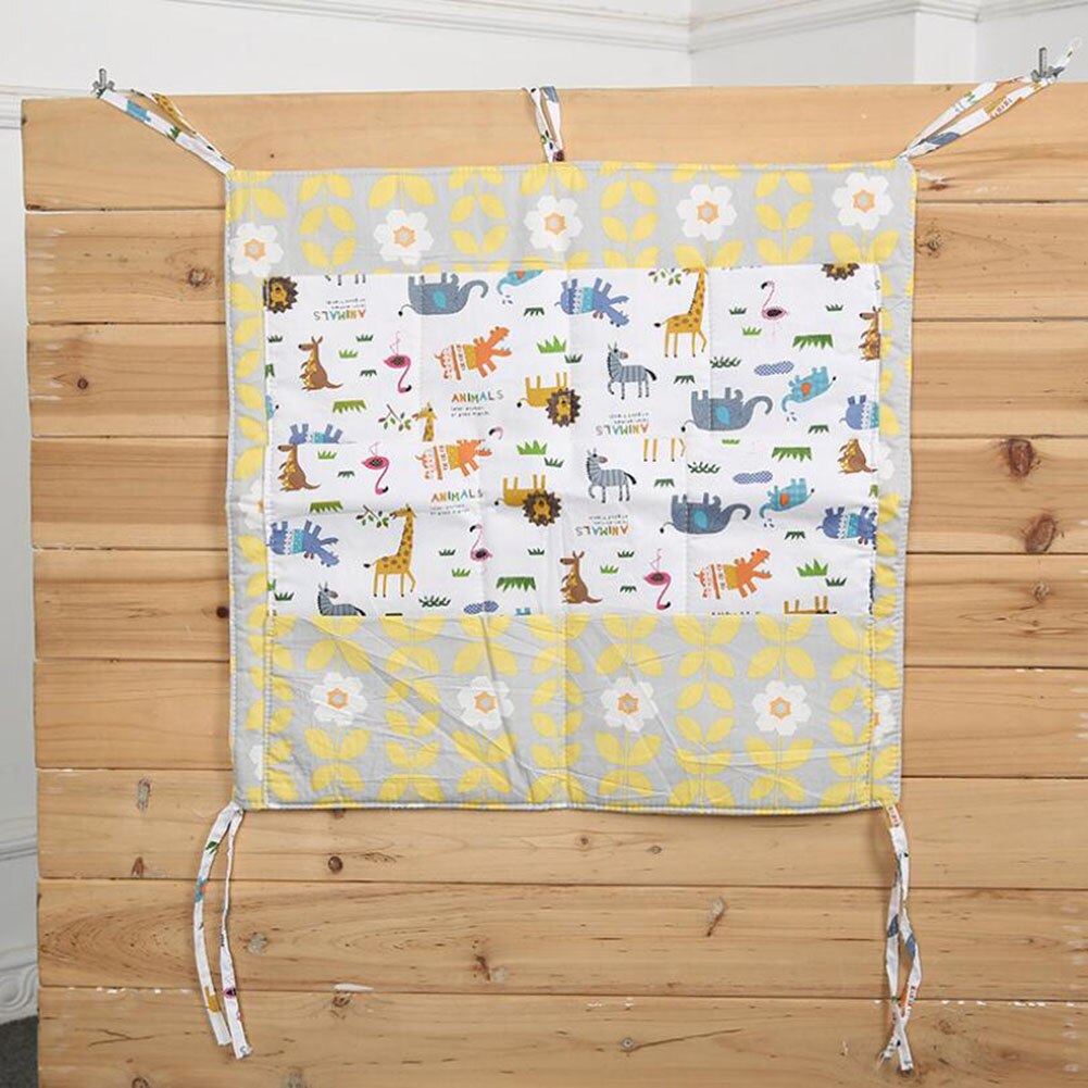 55*60cm Storage Bag Bed Hanging Baby Cot Bed Brand Baby Cotton Crib Organizer Toy PocketDiaper for Crib Bedding Set: A2