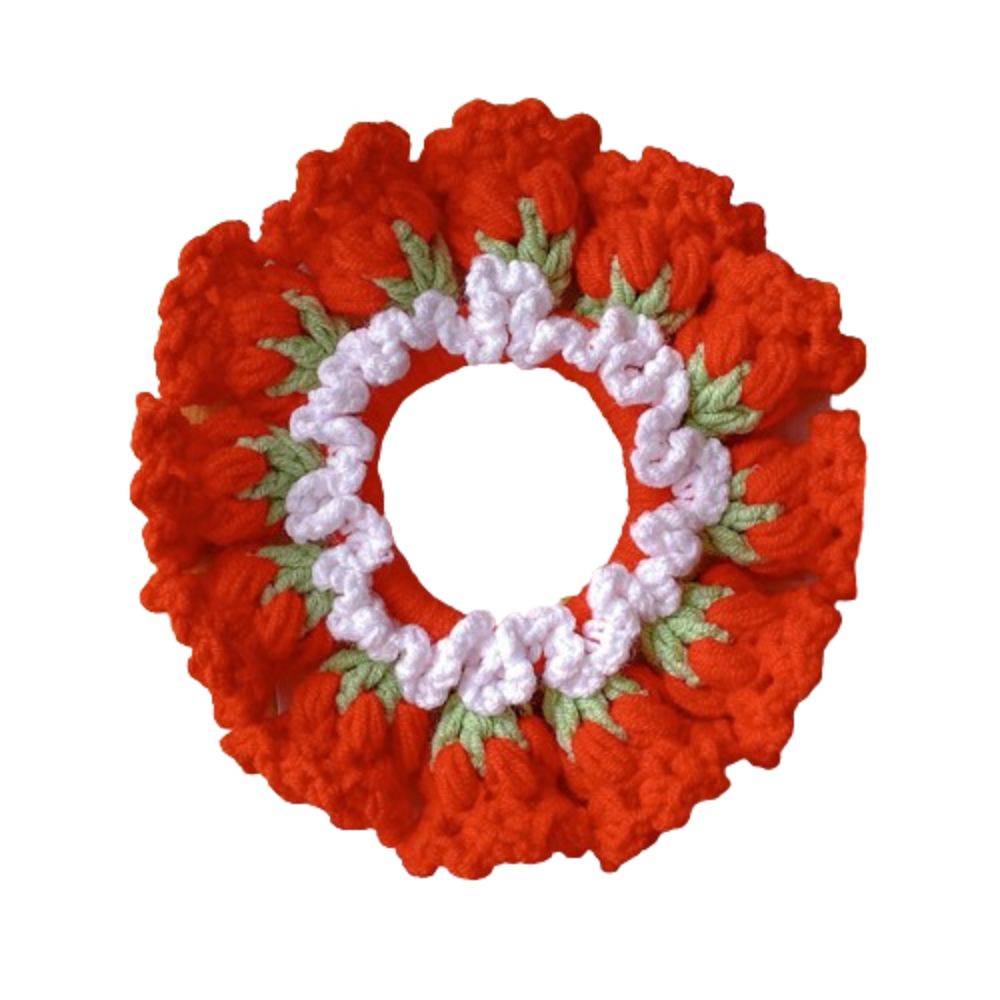 Ręcznie Robione Szydełkowe Kwiaty Dziane Gumki robić Włosów Nakrycia Głowy dla Kobiet Wiosna Lato Flores Convallariae Opaska robić Kucyka Akcesoria robić Włosów: Lawenda