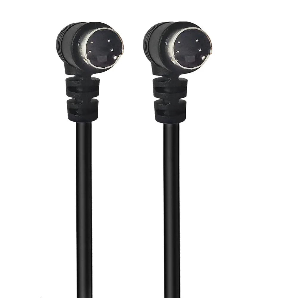 S-video - s-videokabel 4- pinners svhs gullbelagt for videokameraer, hjemmekinoanlegg, dss-mottakere, videospillere, dvr-er, pvr-er, dvd-spillere: Hvit / 1.5m