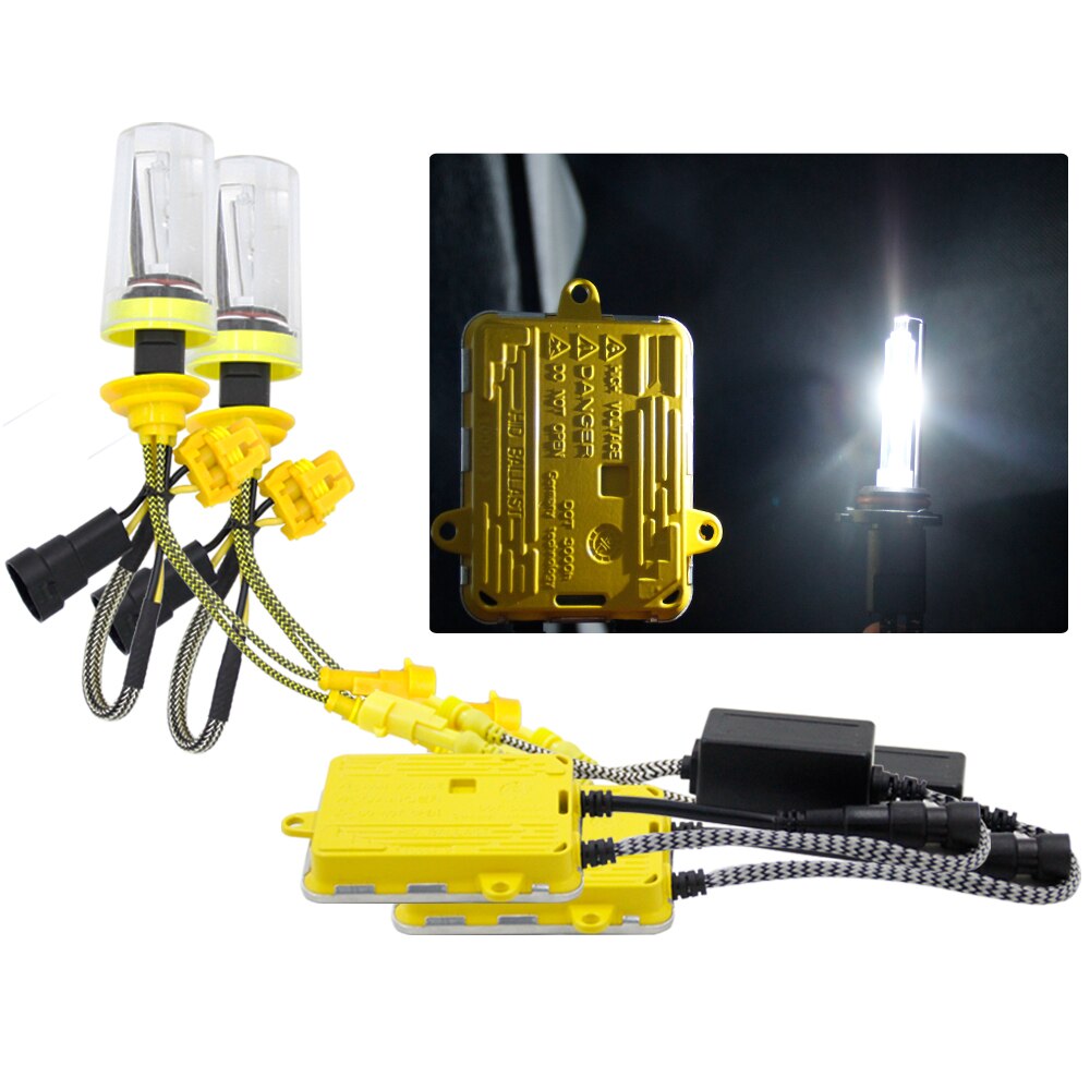 Super Bright AC Xenon Block Bulb Kit 55W 6000K H4 Xenon H7 Xenons Ignition Unit Conversion Kit 12000LM H11 Xenon H1 H9 Headlight