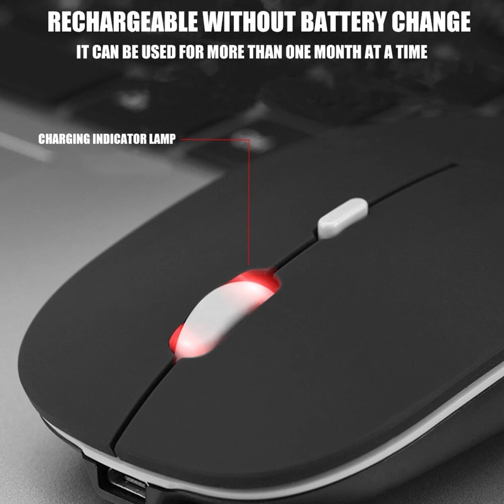 Draadloze Bluetooth Muis 5.0 Usb Optical Computer Mini Slanke Muis 1600Dpi Voor Computer Xiaomi Huawei Lenovo Ipad Pc Accessoires