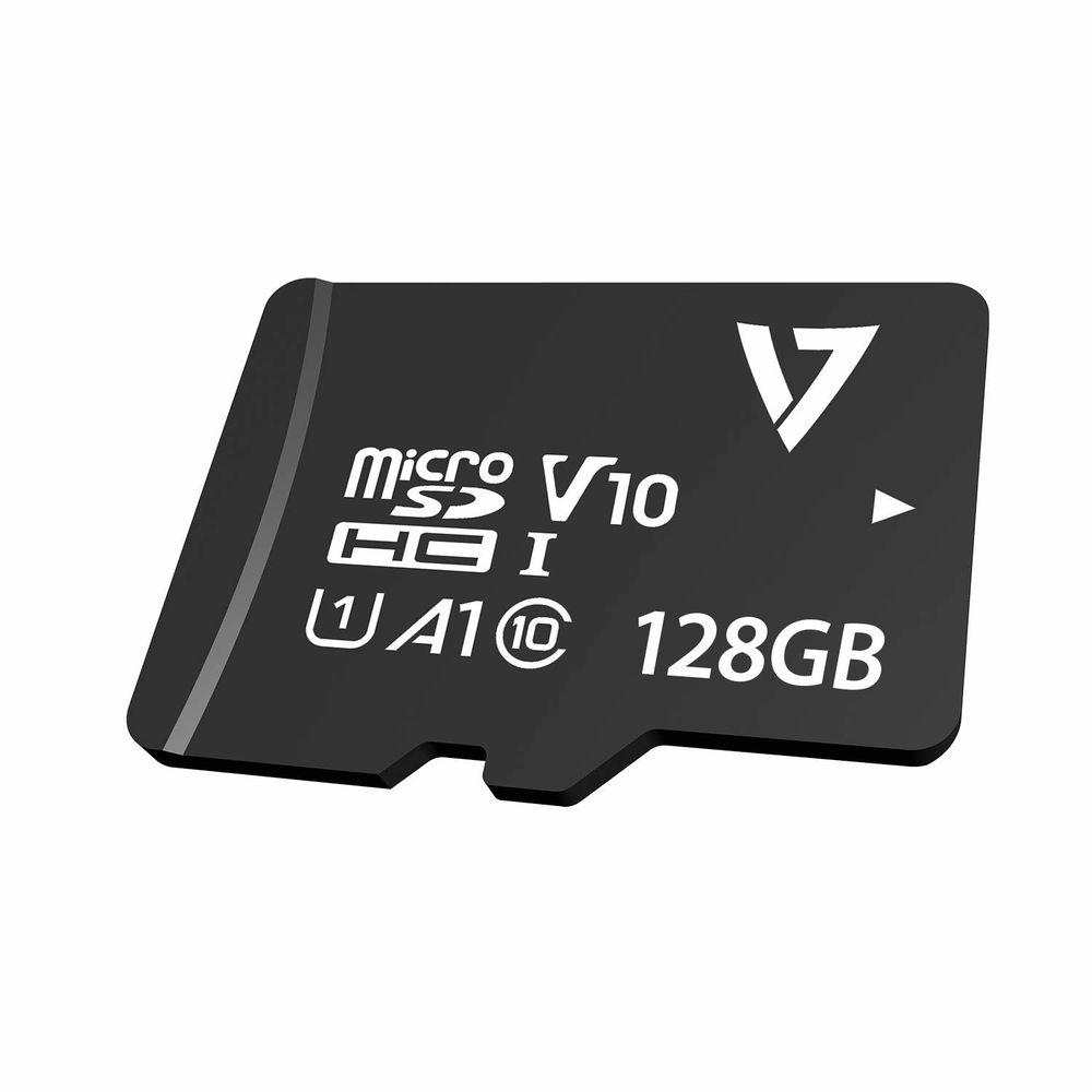 Micro SD Memory Card with Adaptor V7 VPMD128GU3 128 GB