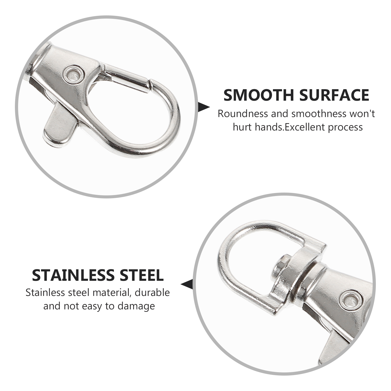 20pcs Bird Cage Locks Stainless Steel Locks Pet Bird Cage Door Buckle Lock