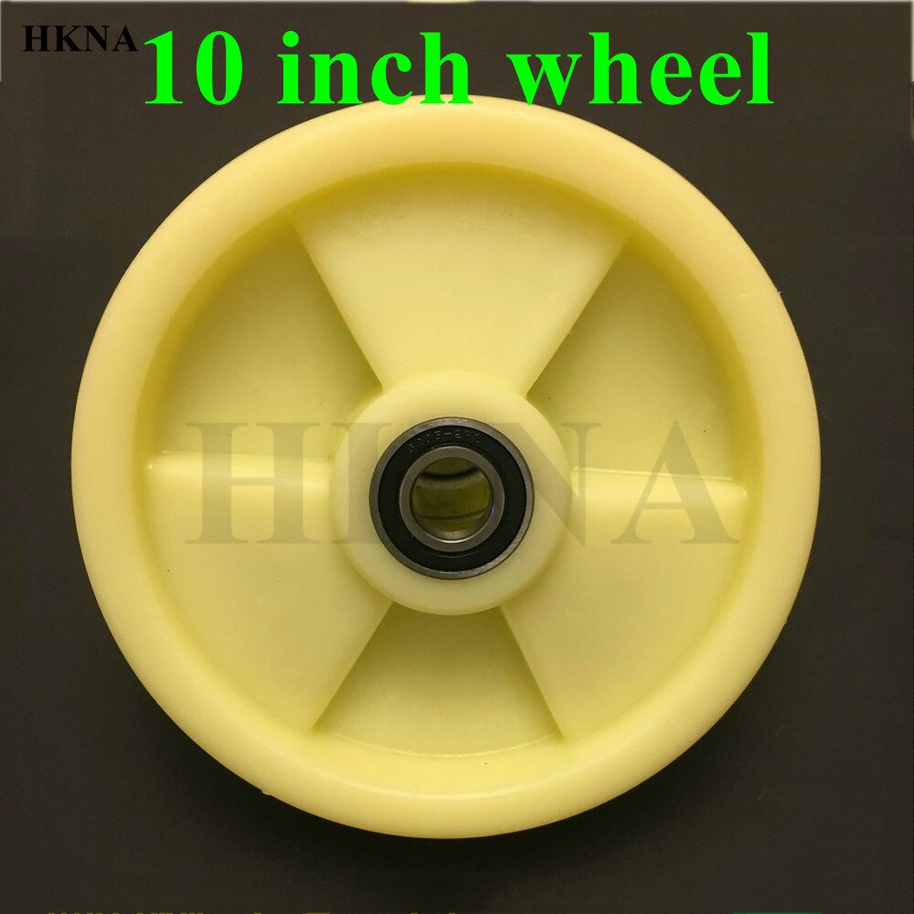 10 Inch Wheel 250mm Nylon Wheel Solid Wheel, Tiger Wheel, Trolley Wheel, Wear-resistant Wheel