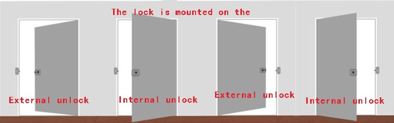 Intelligent Spiritual Lock Silence Lock Anti-theft Door Lock Building Access Control Lock