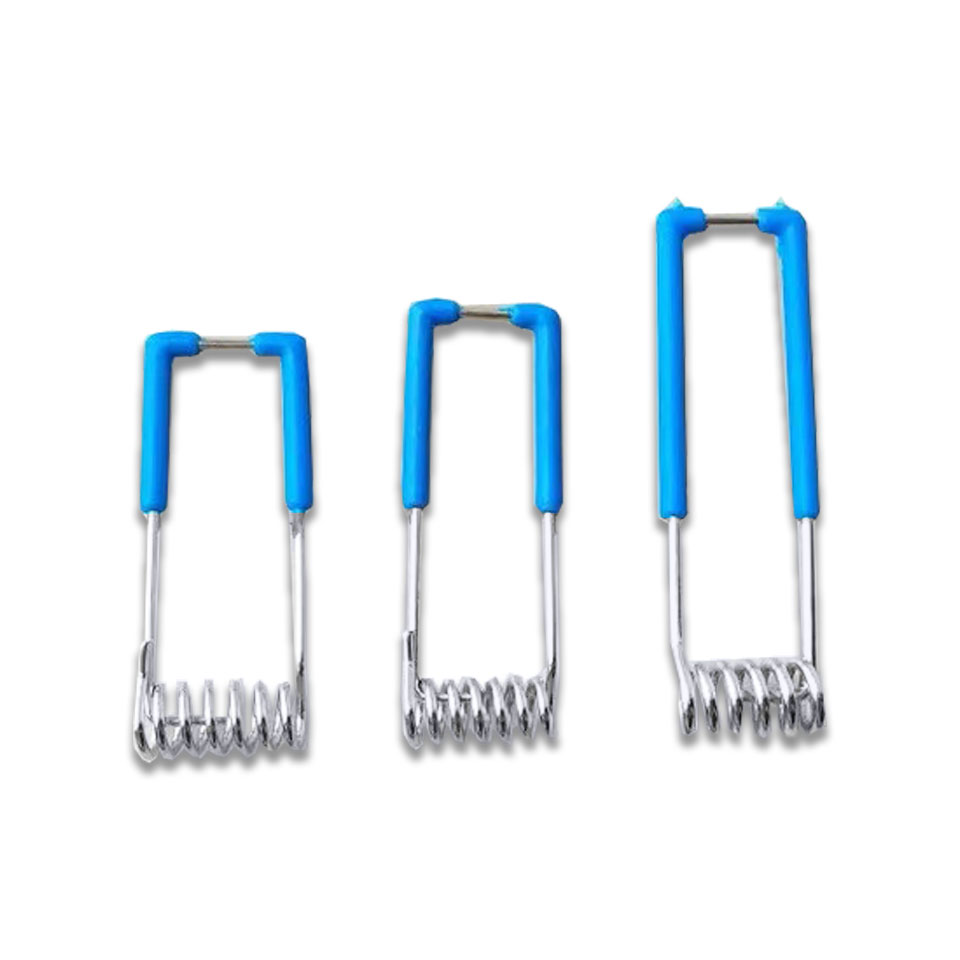 10pcs Ceiling Lamp Spring Clip Panel Lamp Clip With Blue Glue Spring Lamp Downlight Spotlights Fixing Spring Clip