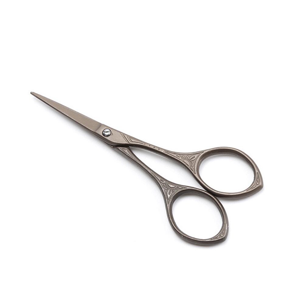 AMSIC or ciseaux à sourcils acier inoxydable maquillage manucure outil Mini petit ciseaux à cuticules: Brown