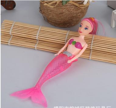 Kid Girls Waterproof LED Light Swimming Doll Toy Bath Spa Swimming Pool B36E