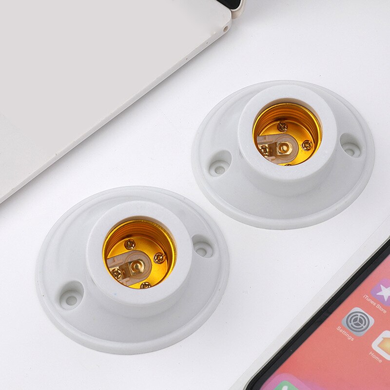 3PCS/lot Inclined flat lamp holder E27 Lamp Holder Light Bulb Socket Holder Adapter