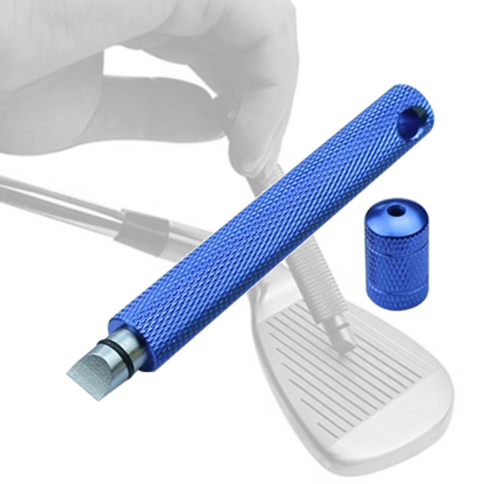 Golf Groove Sharpener Cleaner Fixed Tool, Club Iron Wedge Grooving Sharpening &amp; Cleaning Kit, V &amp; U Square