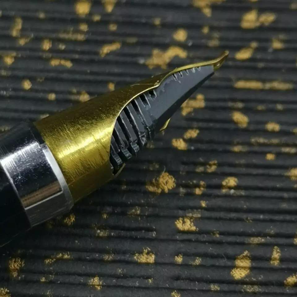 Hero old Stock 345 Fountain Pen Ink Pen Calligraphy Fude Nib Pull Out Cap Silver Clip School Student Office Stationery Writing