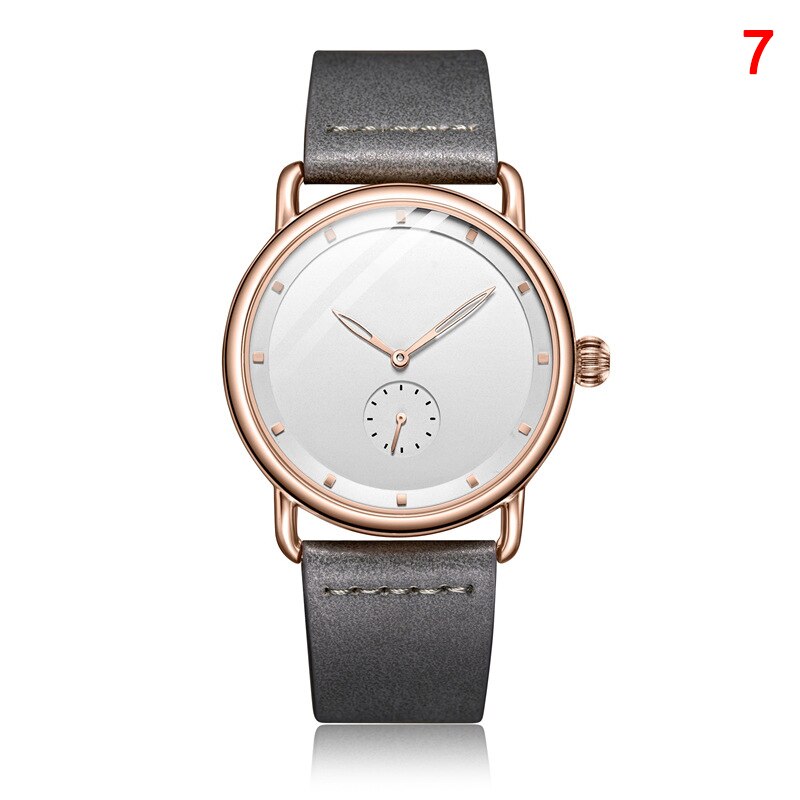 Heren Horloges Minimalistische Ultra Dunne Mode Dressy Horloge Voor Mannen Business Casual Luxe Quartz Horloge FOU99: 7