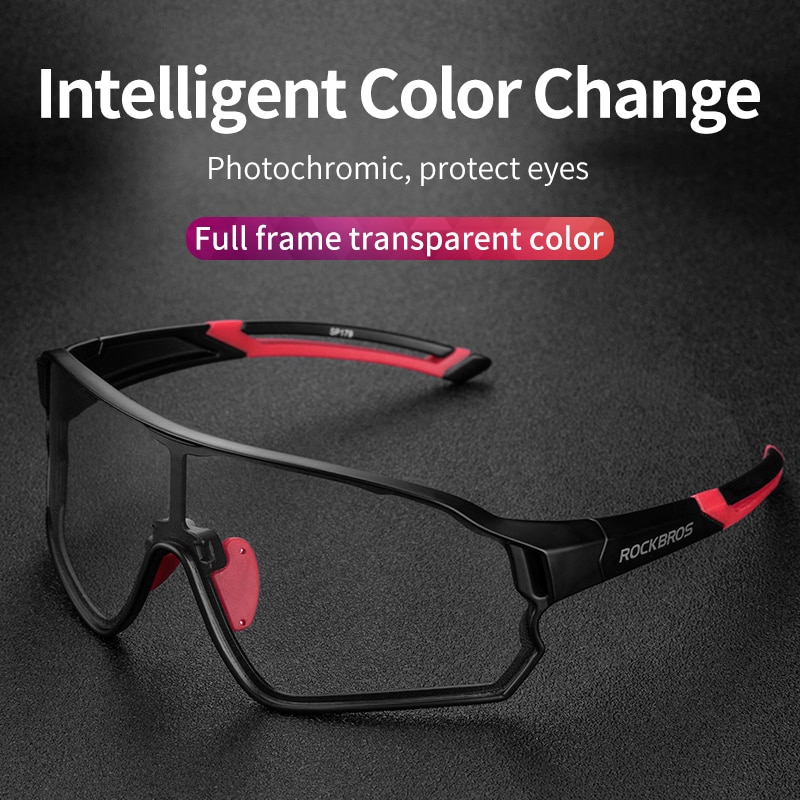 Gafas de ciclismo ROCKBROS, gafas de miopía fotocromáticas polarizadas para bicicleta, gafas deportivas para hombre y mujer, gafas de sol para pescar y ciclismo