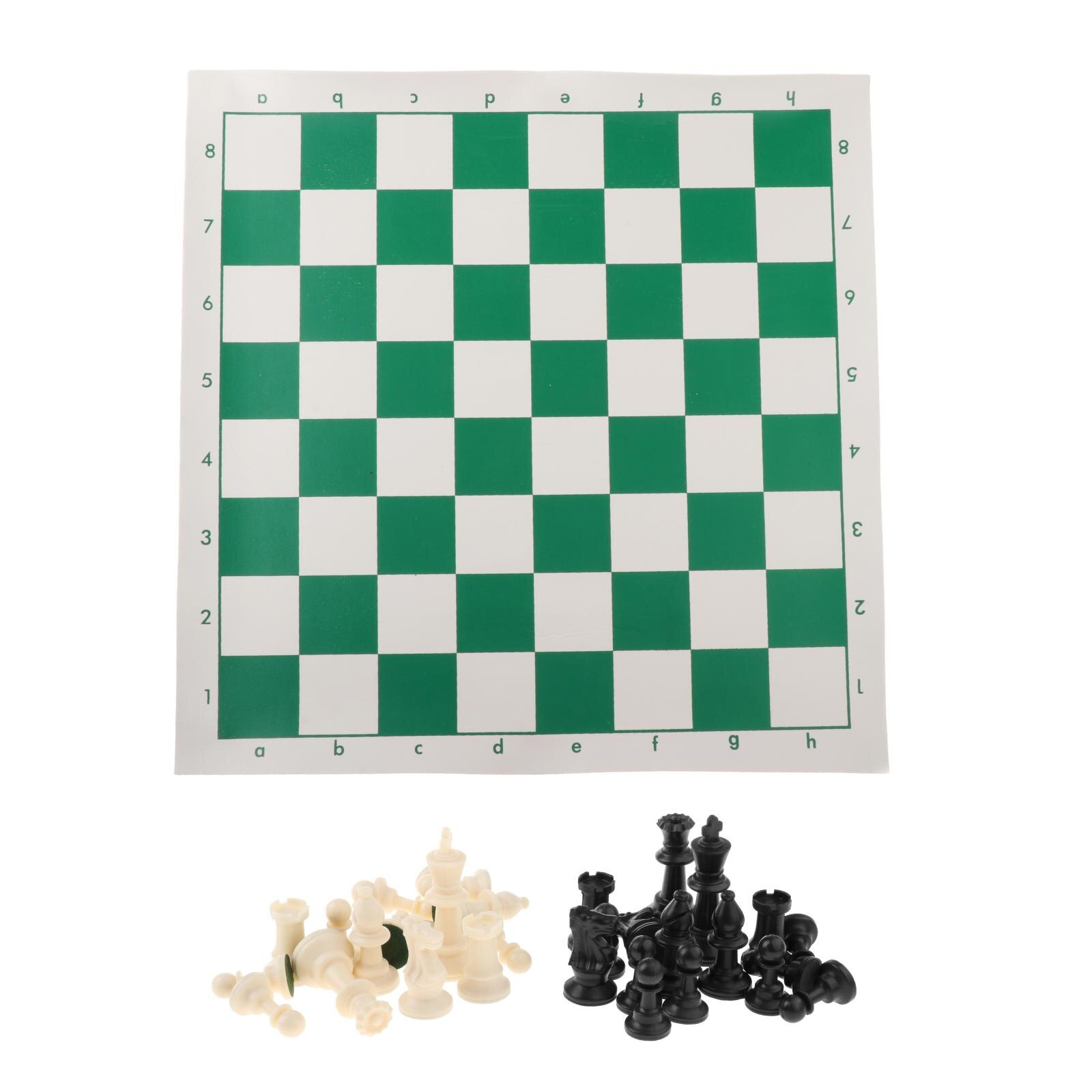Folding Travel Portable Chess Set 53x10cm Plastic Chessboard for Kids Adults