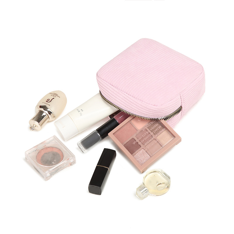 Ins Plush Mini Cosmetic Storage Pouch Women Portable Makeup Lipstick Sanitary Napkins Travel Organizer Bags Small Bag