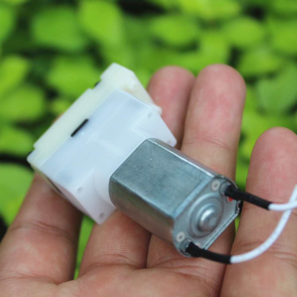 DC 3.7V Mini Micro Air Pump 130 Motor Small Air Pump for Aquarium Fish Tank Air Pump Wild Fishing Oxygen Pump DC 3V-5V