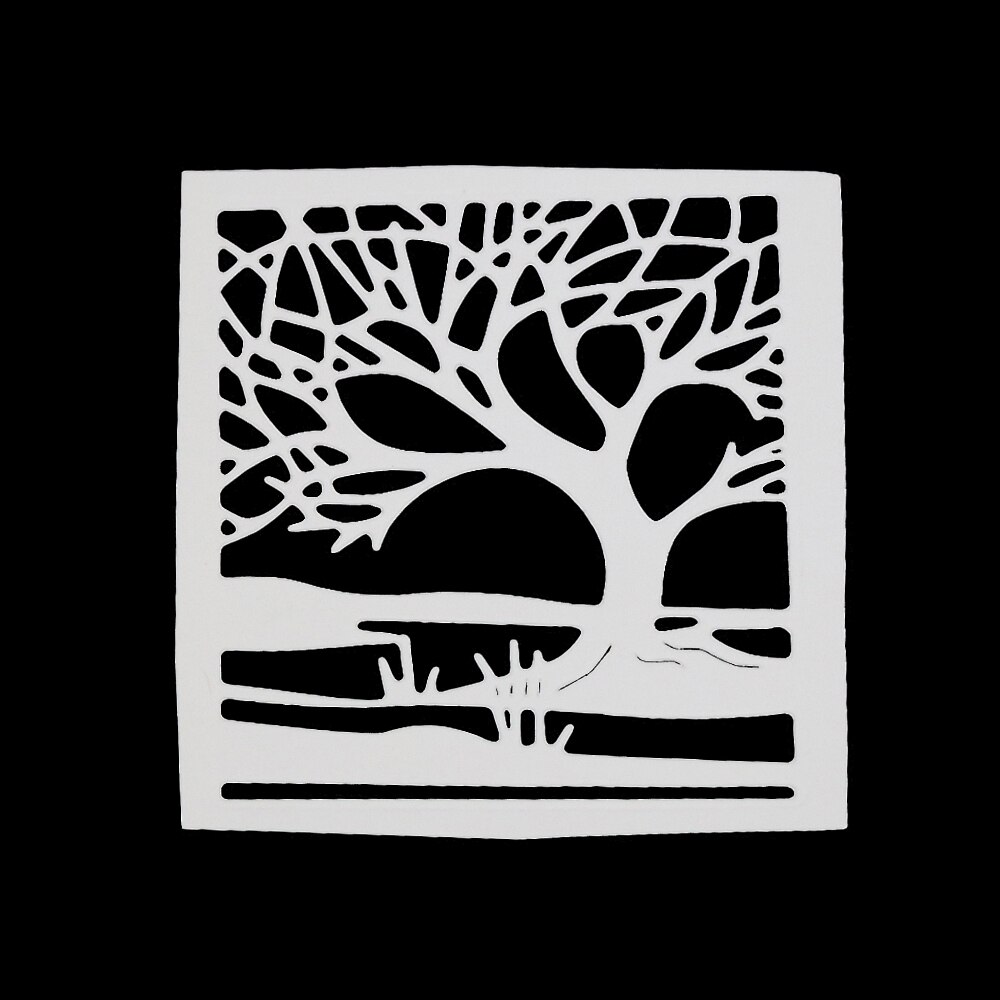 Rectangle Tree Stencils Embossing Metal Cutting Dies DIY Scrapbooking Embossing Photo Album Card Craft Paper Wedding Cards