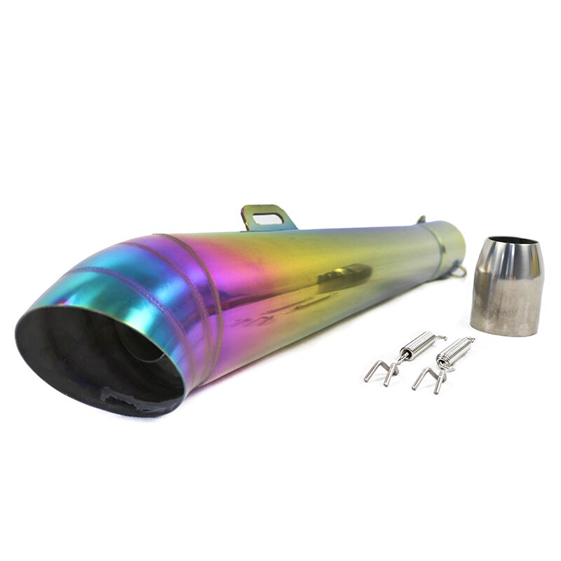 36-51Mm Universele Motorfiets Uitlaat Voor Gp Uitlaatpijp Slip-On Z800 Cbr300r Z1000 GSXR1000 Voor mp Uitlaat Motor: style-E