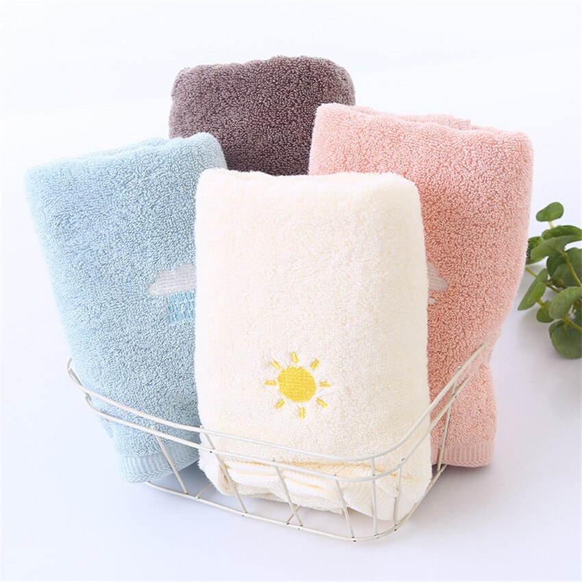 1Pc Badhanddoek Badkamer En 2 Stuks Gezicht Handdoeken Voor Volwassenen Luxe Effen Kleur Geborduurde Handdoek Set Roze Vs blauw