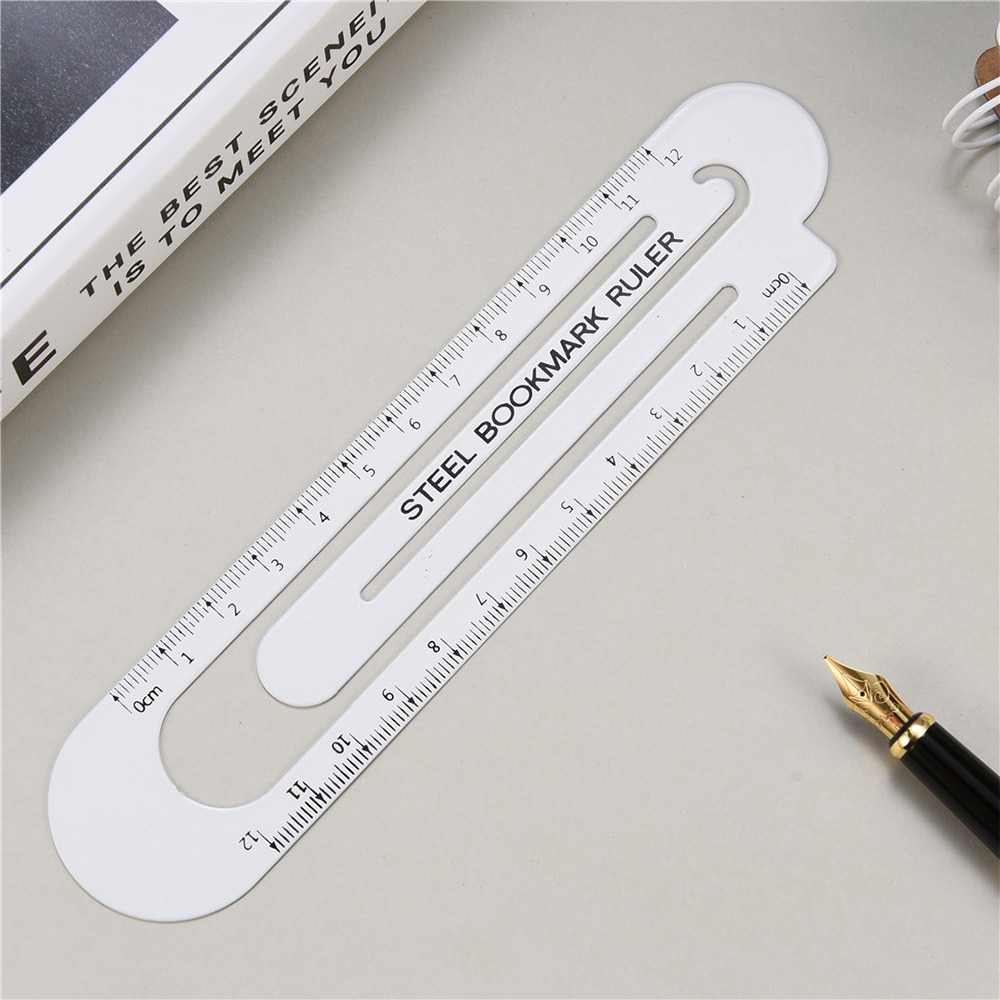 12 Cm 15 Cm Metalen Stalen Liniaal Bookmark School Student Tekening Levert