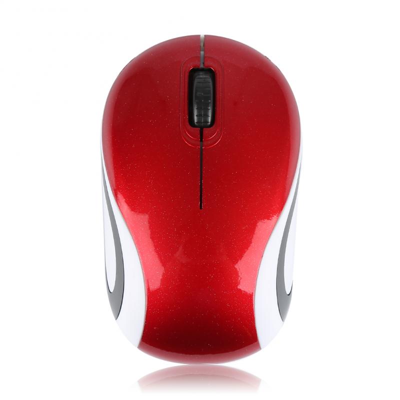 Mini souris optique de jeu sans fil Ultra fine, accessoire Portable pour PC Portable et ordinateur de bureau: 01