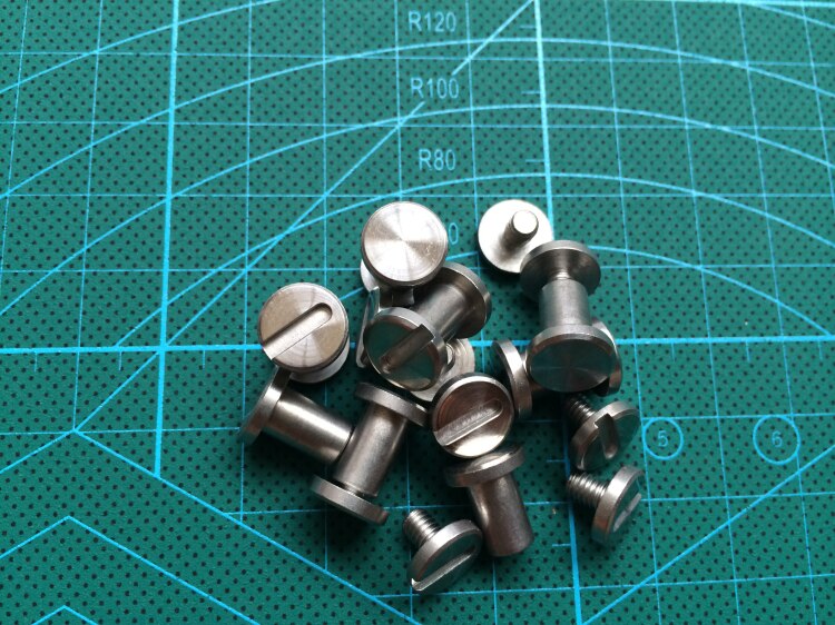 2 stücke Messer griff nieten schrauben Spindel schraube Torx DIY messer welle axt Messer produzieren Zubehör