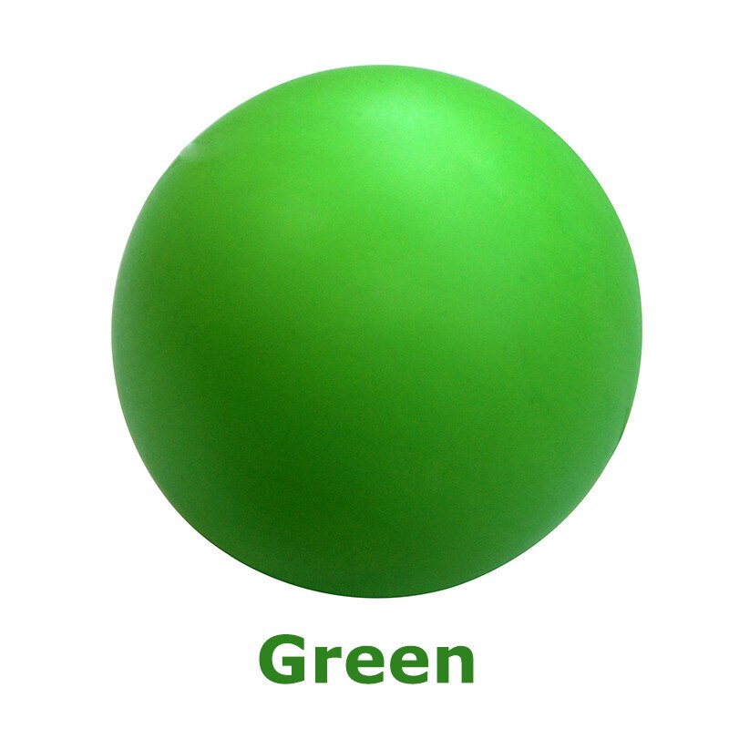 Fitness Massage Ball Hockey Lacrosse Ball Rubber Gym Cross Fit Workout Reaction 64mm Trigger Point Relaxation Yoga Stress Relief: Green