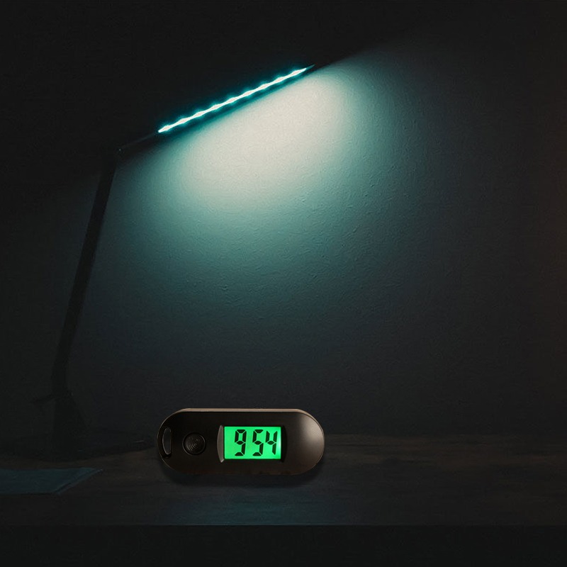 Mini Portable Student Keychain Watch Digital Electronic Watch Quiet Test Pocket Watch Green Backlight LCD Display Digital Clock