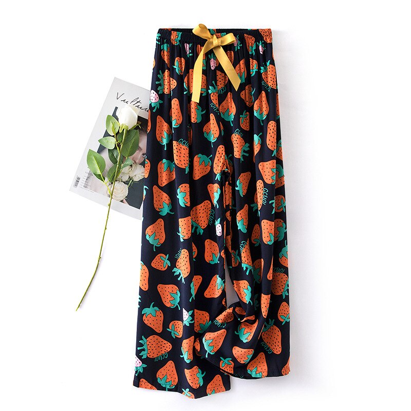 Ladies Cute Rainbow Cotton Pants Women Pajama Pants Soft Thin Summer Sleeping Clothes Women Long Pants Pantalon Pijama Mujer: 17