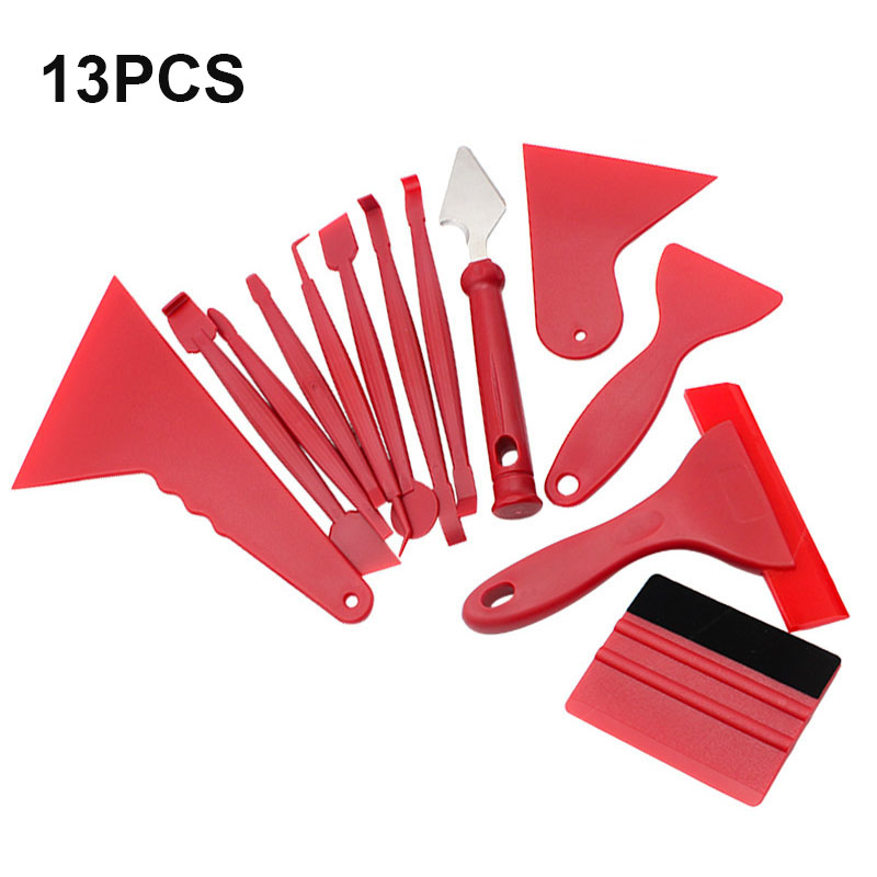 CYGOODS 18 stuks/set blauw groen lijm kaarten auto paintless deukreparatie gereedschap auto reparatie gereedschap lange schadeverwijderaar