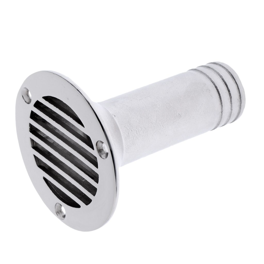 2.95"*1.26" Boat Floor Deck Drain Marine 316 Stainless Steel Polished Finish Fittings For Boat Yacht Deck Drainage Hardware