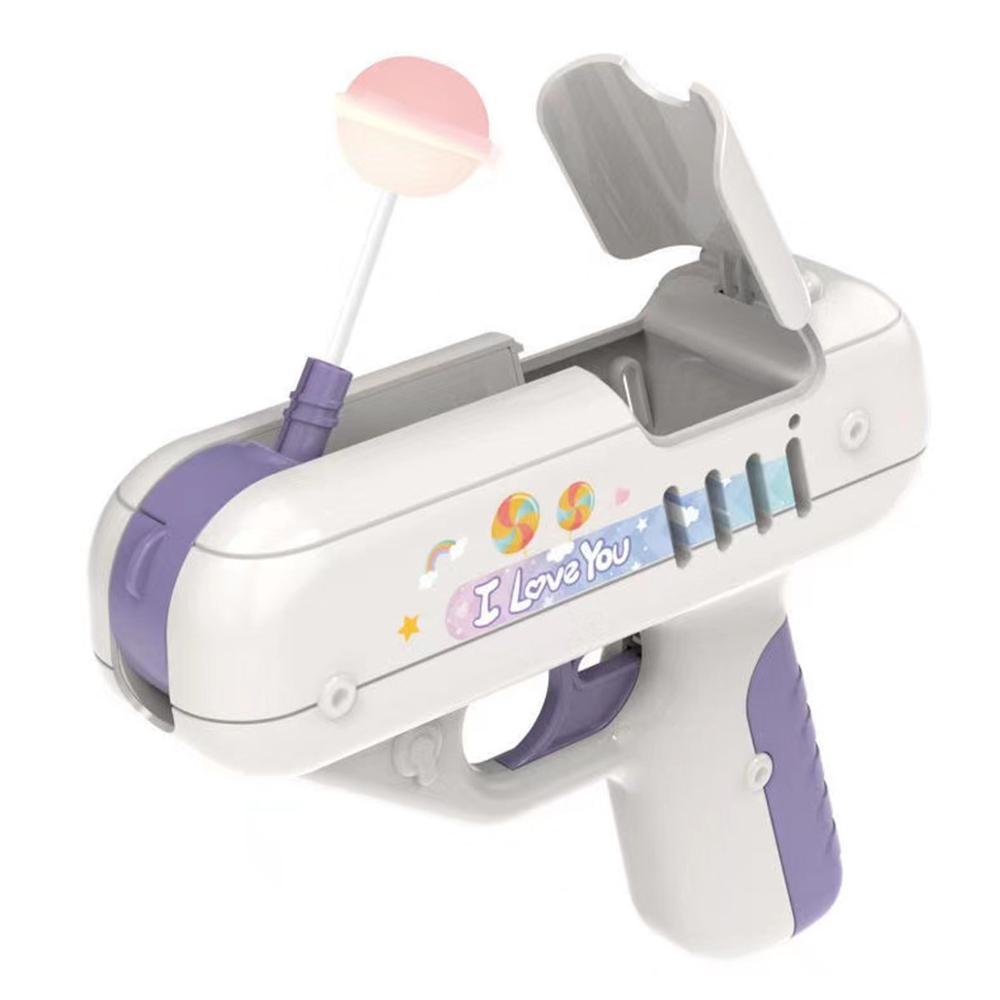 Candy Gun Box, Lollipop Gun, Toy, Girlfriend , Adult Toy: purple