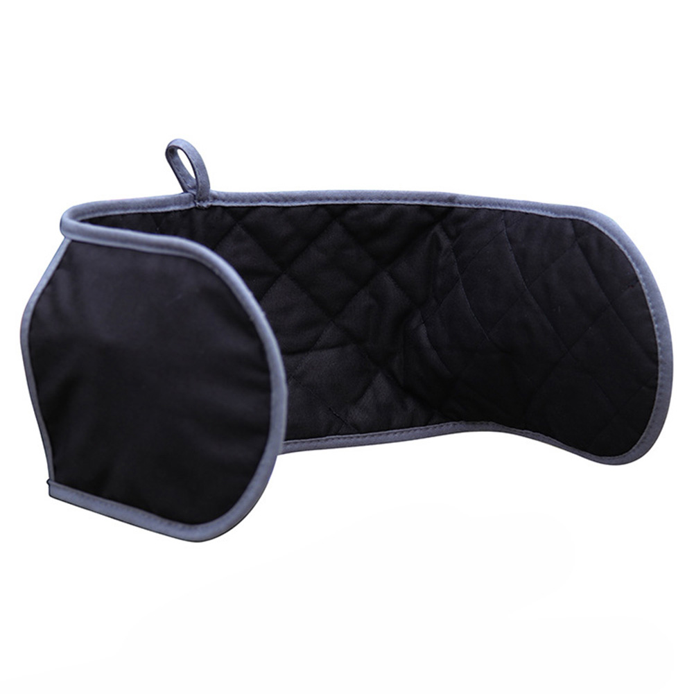 1pc dubbla tjocka ugnsvantar vadderade värmebeständiga köksbomull grytlappar vantar 76*18cm maskintvättbara