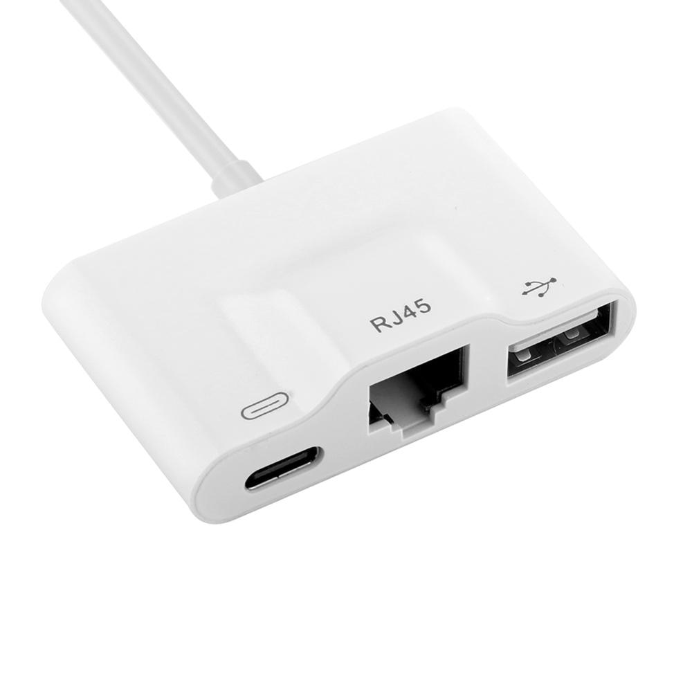 USB-C HUB a Tipo C USB RJ45 Supporto Adattatore PD di Ricarica Rapida per Samsung Galaxy Huawei xiaomi Cellulare Pad Notebook lettore