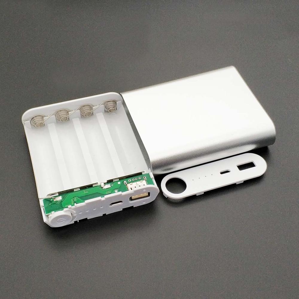 5V 2,1 A USB Power Bank Fall Kit 4X 18650 Batterie Ladegerät DIY Box Für MP3/4 Telefon