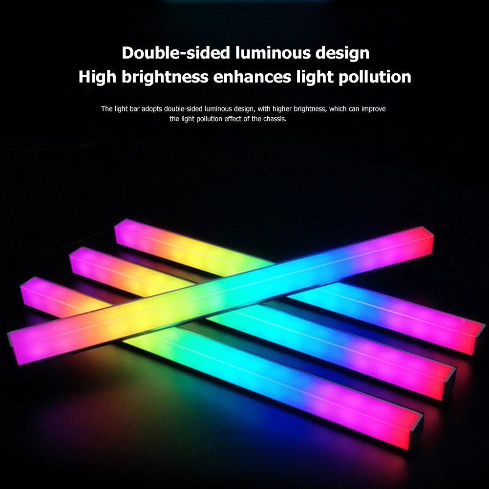 30cm RGB LED Strip 5V 3Pin ARGB Computer Case Light Bar Aluminum Alloy Magnetic Small 4 Pin Light-Strip for PC Case