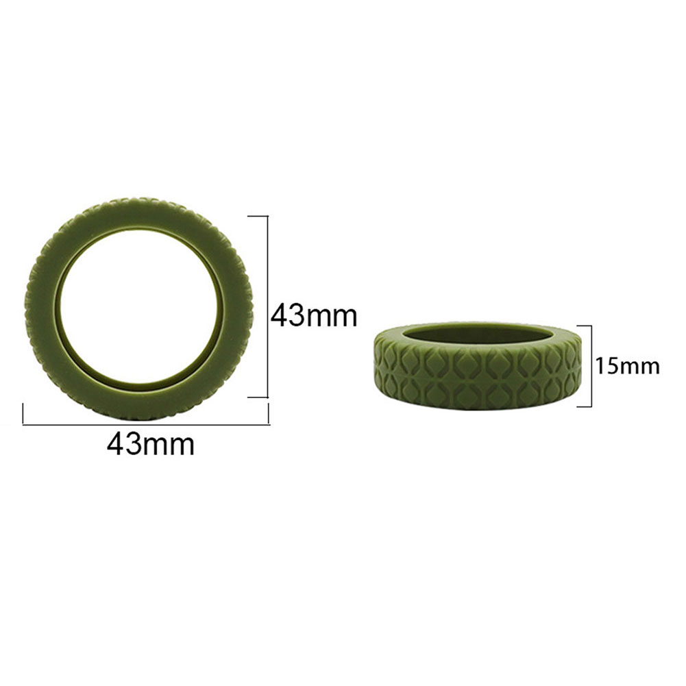 Protecteur de roues de bagages, petites pièces, housse de Protection en Silicone résistante à l'usure pour la plupart des roues Spinners