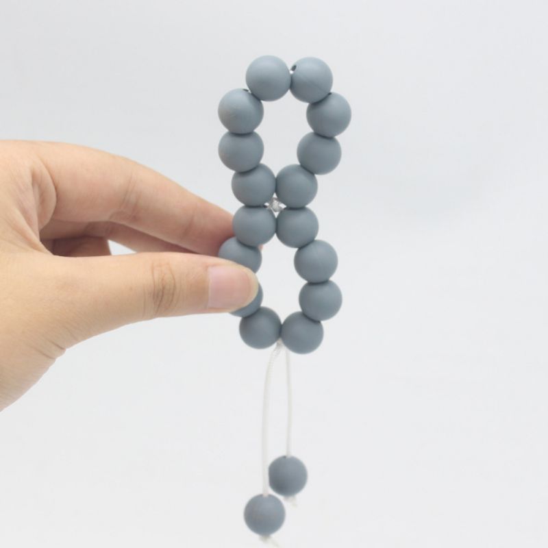 Newbaby Kleur Niet Giftig Bijtring Armband Molaire Stok Silicone Bite Stok Leuke Cartoon Patroon Speelgoed