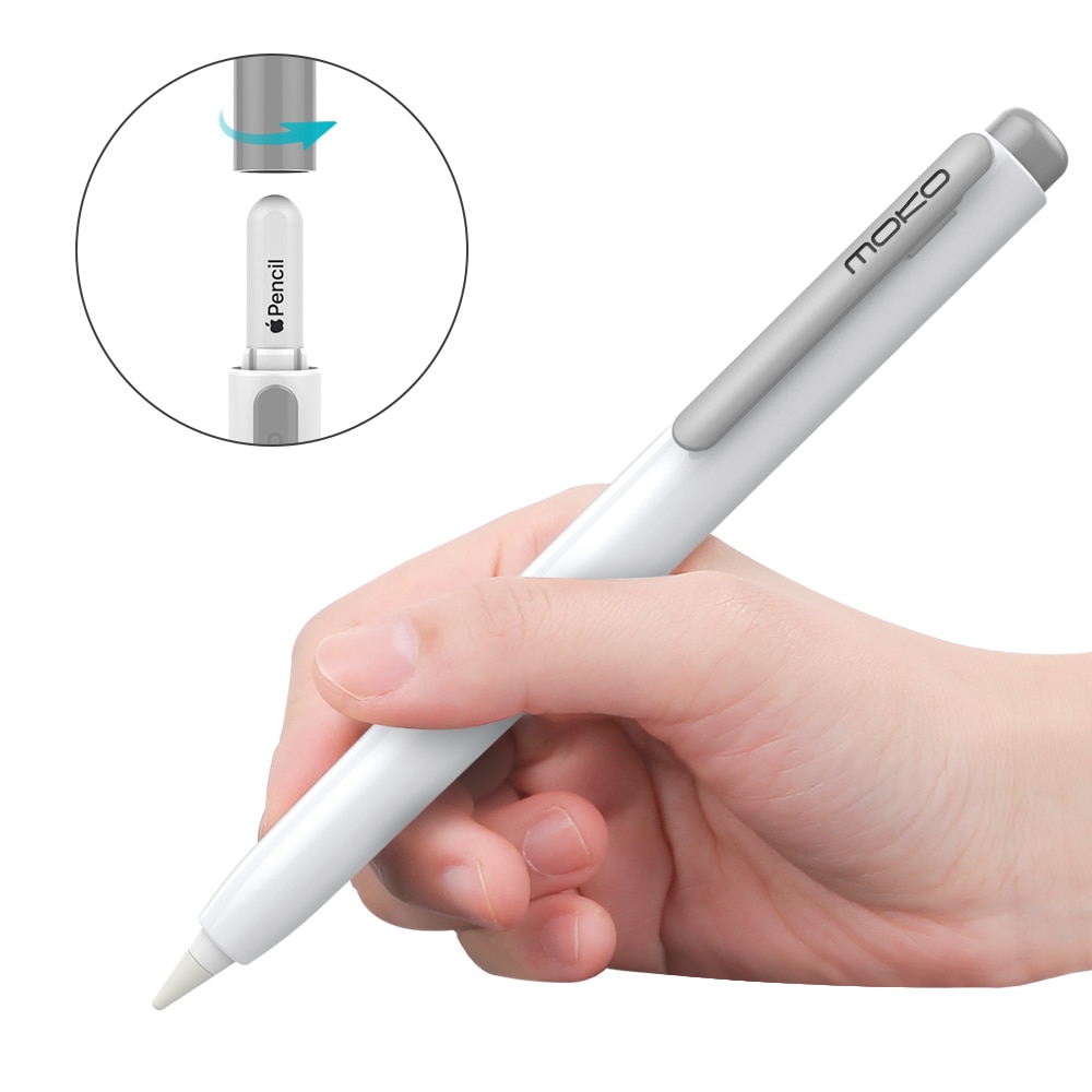 MoKo-funda con soporte para Apple Pencil de 2. ª generación, protección de punta retráctil, protege el iPad Pro, 11/12 pulgadas
