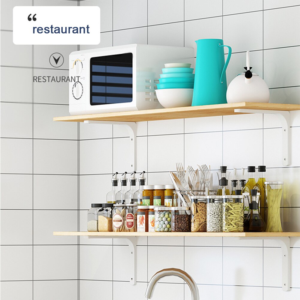 4pcs DIY Durable Steel L Shaped Heavy Duty Support Hardware Shelf Bracket Furniture Right Angle Corner Brace Wall Mount