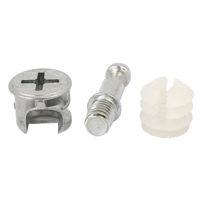 Furniture Connecting Fitting Knock Down Furniture Cam LOCK Connecting Fitting Dowel Nut Assembly 20 Sets